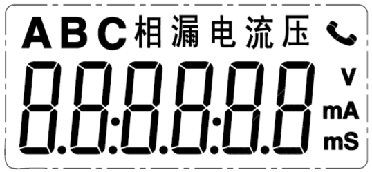 控制與保護(hù)開關(guān)顯示面板